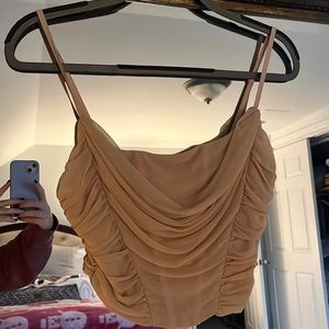 corset crop top(never worn)